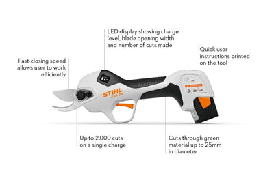 ASA 20 Battery secateurs Skin Only *$50 OFF*