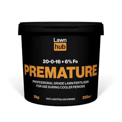 Premature 20-0-16 + 6% Fe Lawn Fertiliser - 5KG