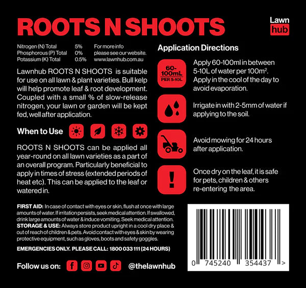 Roots N Shoots Lawn Fertiliser 1L